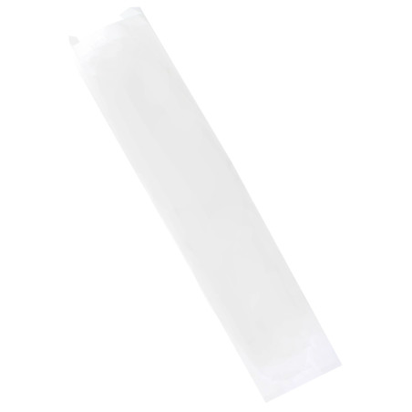 Bolsa de Papel Blanca 9+5x24cm (250 Uds)