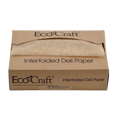 Envuelta Papel Antigrasa Kraft en Dispensador 20,6x27cm (6.000 Uds)