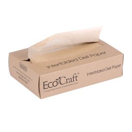 Envuelta Papel Antigrasa Kraft en Dispensador 20,6x27cm (6.000 Uds)