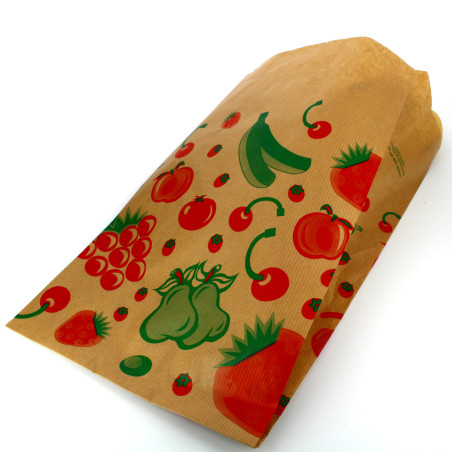 Bolsa Kraft para Fruta 18+10x28cm (1000 Uds)