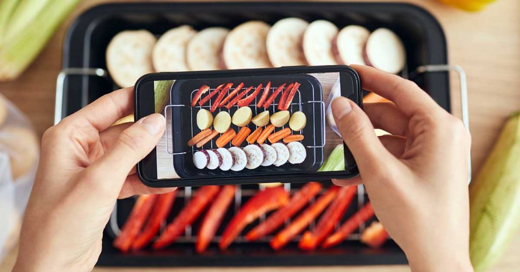 En la fotografía de alimentos la comida es protagonista
