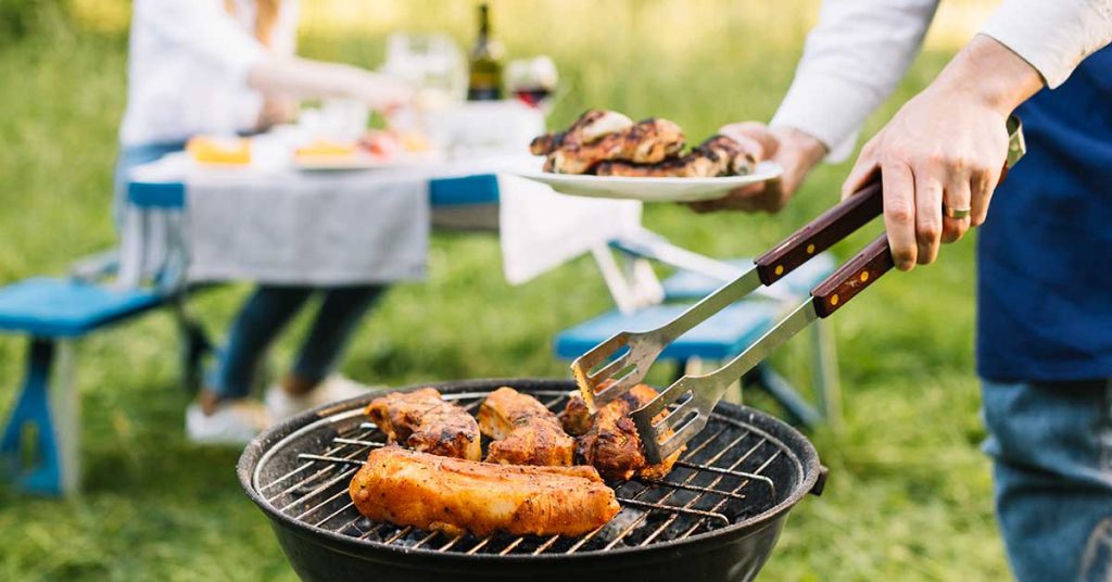 Verantwoordelijkheid met vuur bij het koken in natuurgebieden