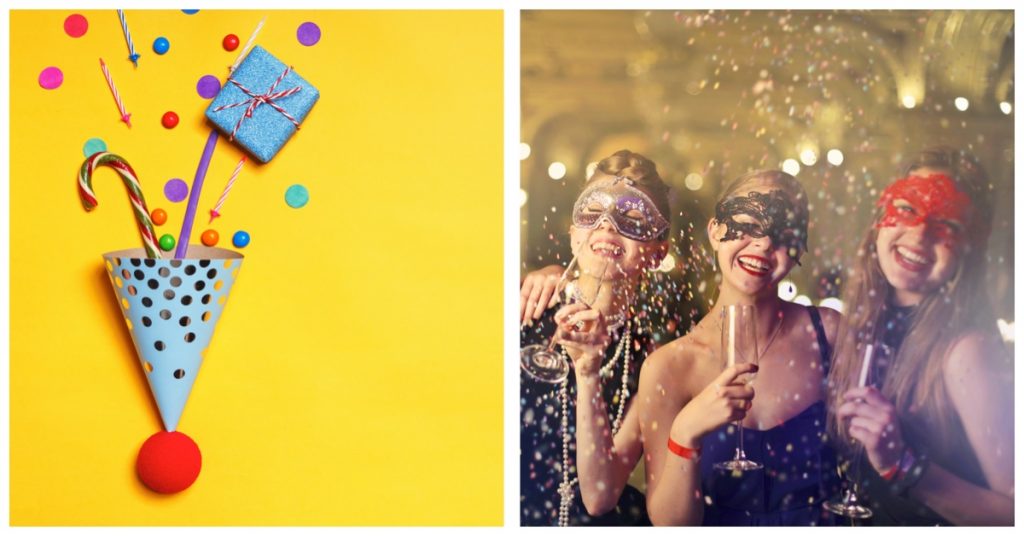 las telas como recurso ideal de decoración de carnaval para fiesta 