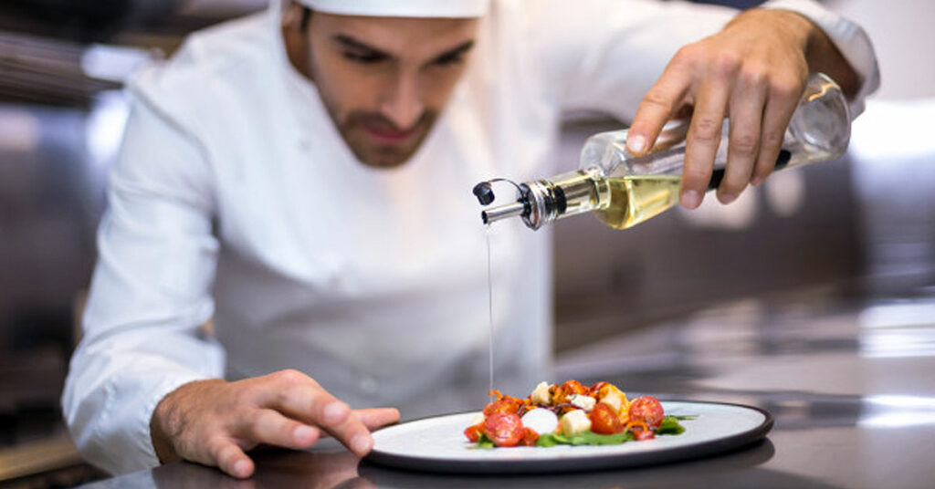 ¿Cocinar con aceite de oliva engorda?
