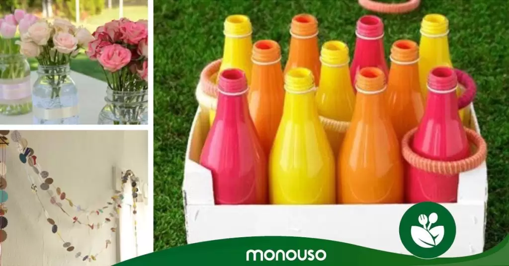 Adornos de carnaval con material reciclable