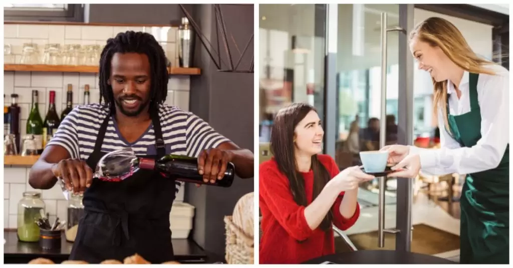 Agua y vino, infaltables en la mesa de las ventas sugestivas