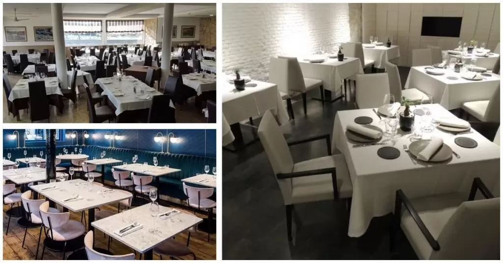 Así se deben colocar las mesas de un restaurante