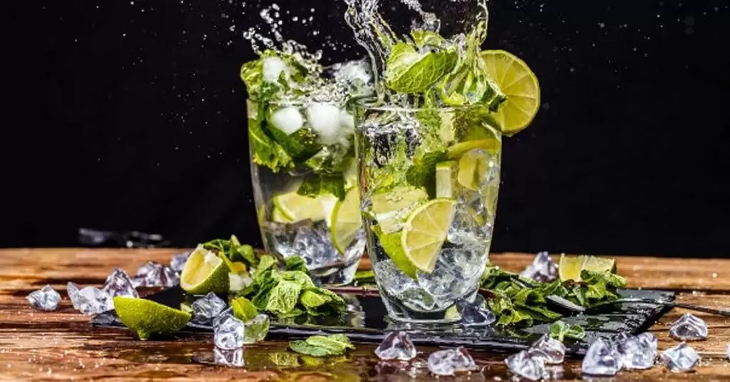 Bebidas sin alcohol con frutas