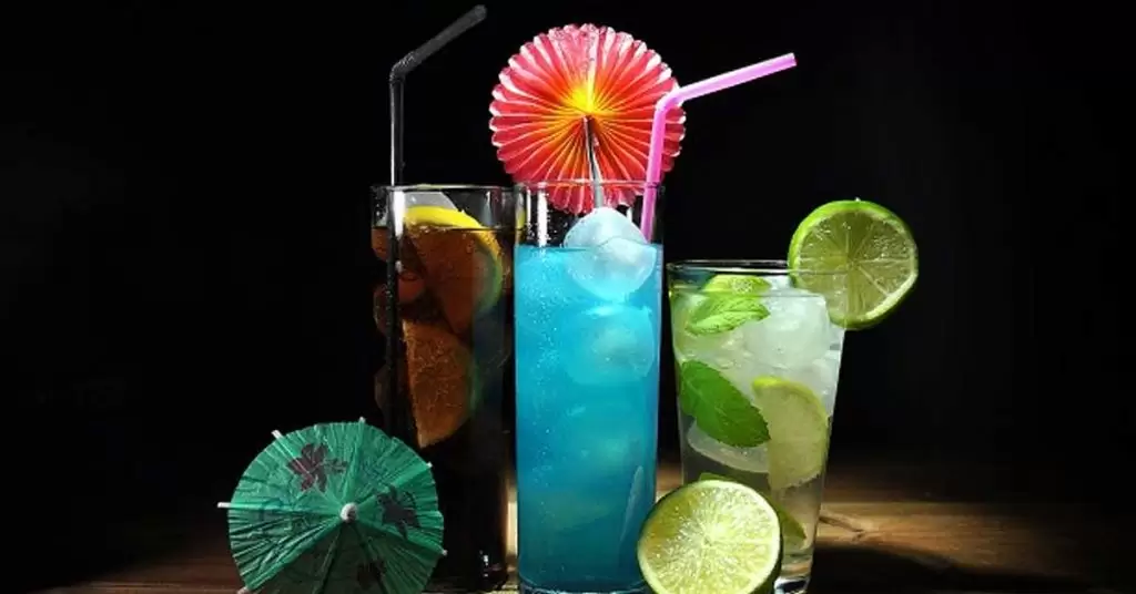 Bebidas sin alcohol ni frutas