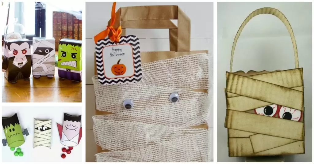 Bolsas para Halloween de momia