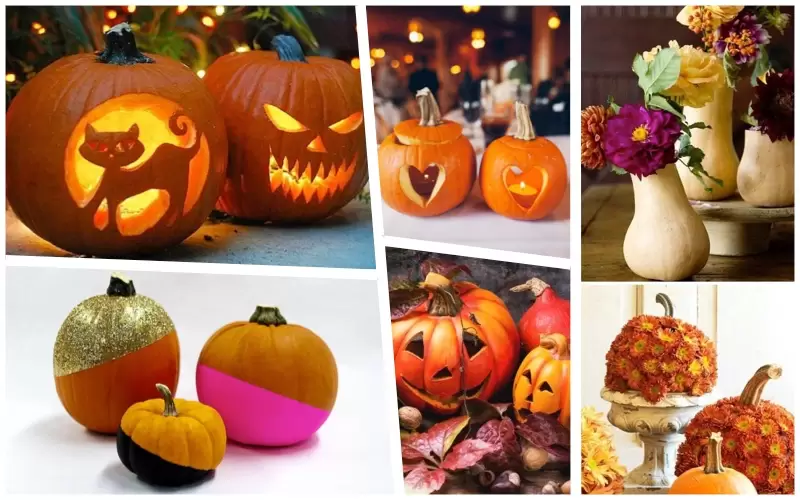 Calabaza - Centro de mesa para Halloween tradicional