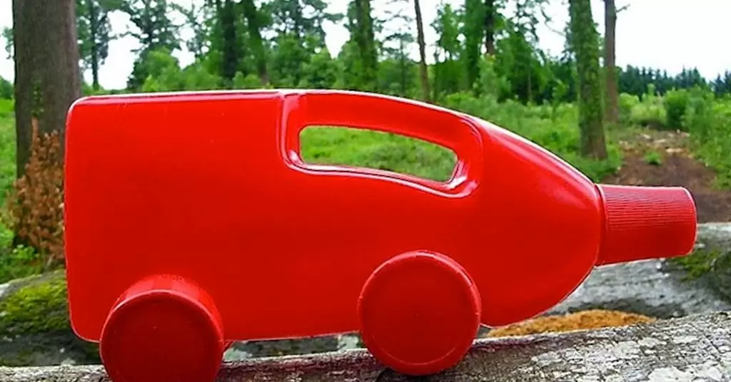 Camioneta con garrafas