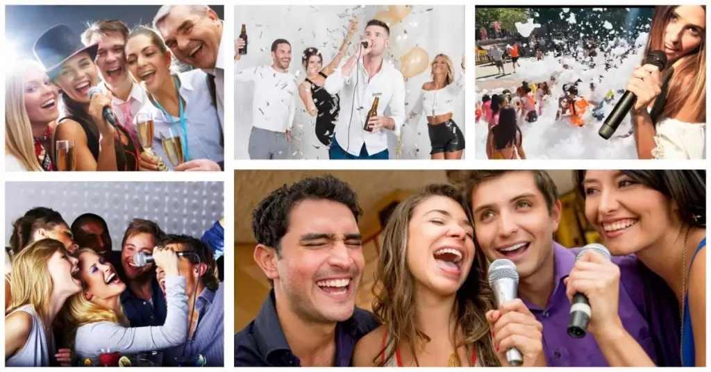Concurso de baile y canto