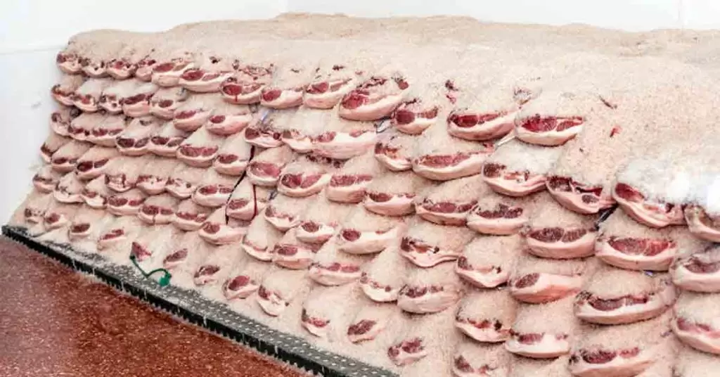 Curación del jamón serrano y el ibérico