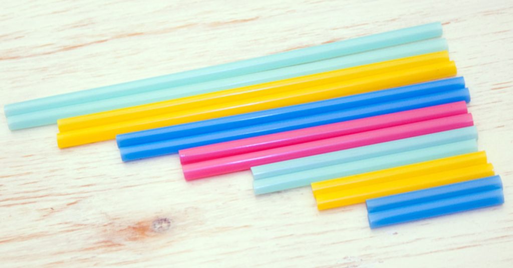 Flauta de pajitas recicladas