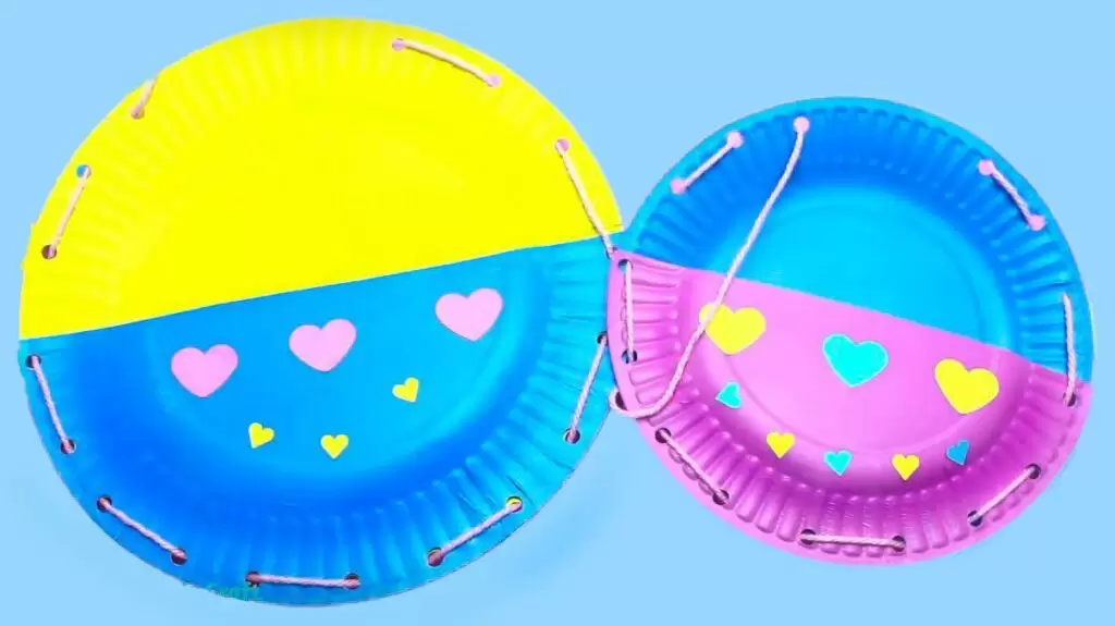 Manualidades con platos plásticos