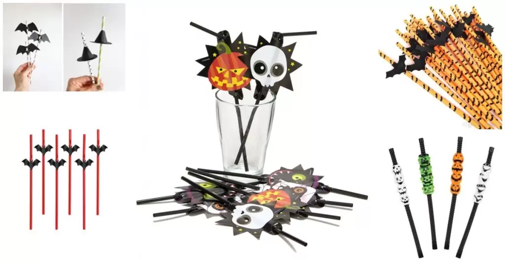 Pajitas para Halloween 2019