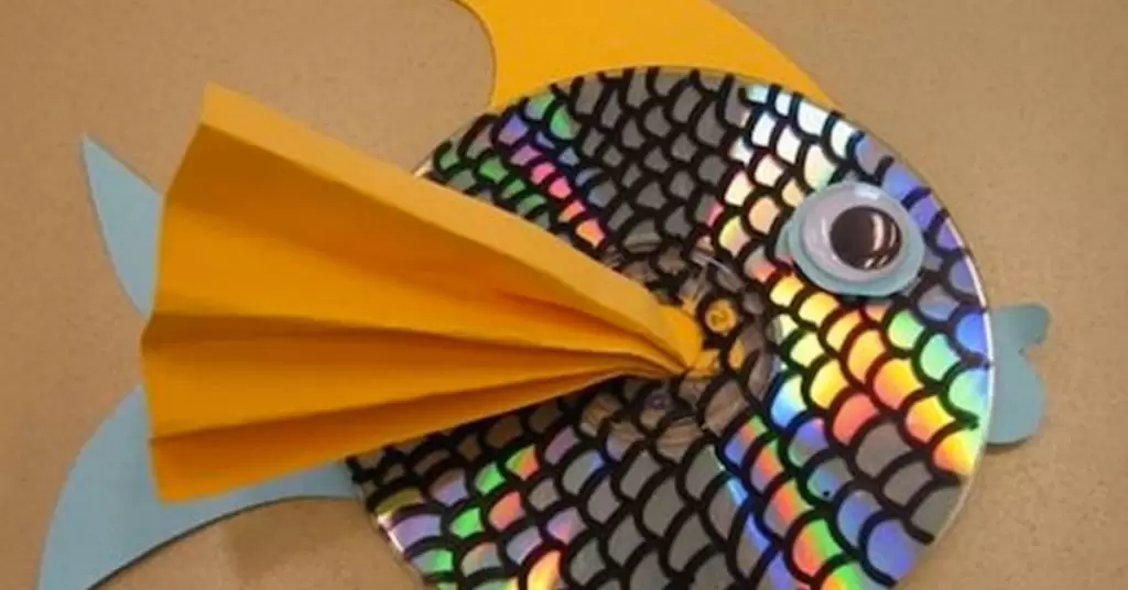 Peces de discos viejos