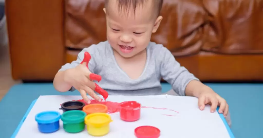 Pintura con los dedos
