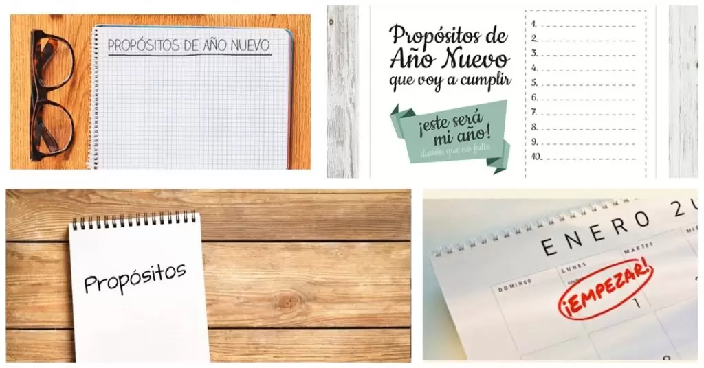 Propósitos para año nuevo