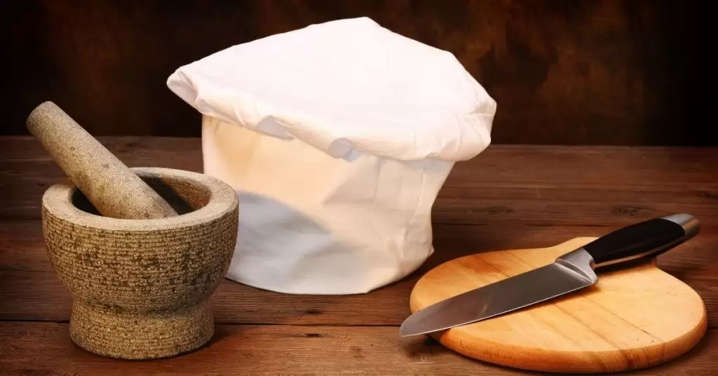 Utensilios básicos para ayudante de cocina