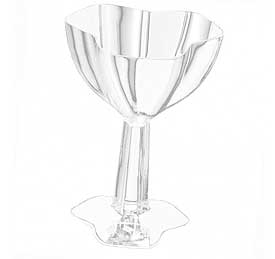 Vaso plástico Martini aperitivo