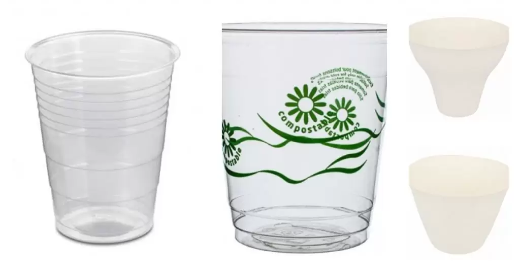 Vasos compostables ¿Cuál es la oferta?