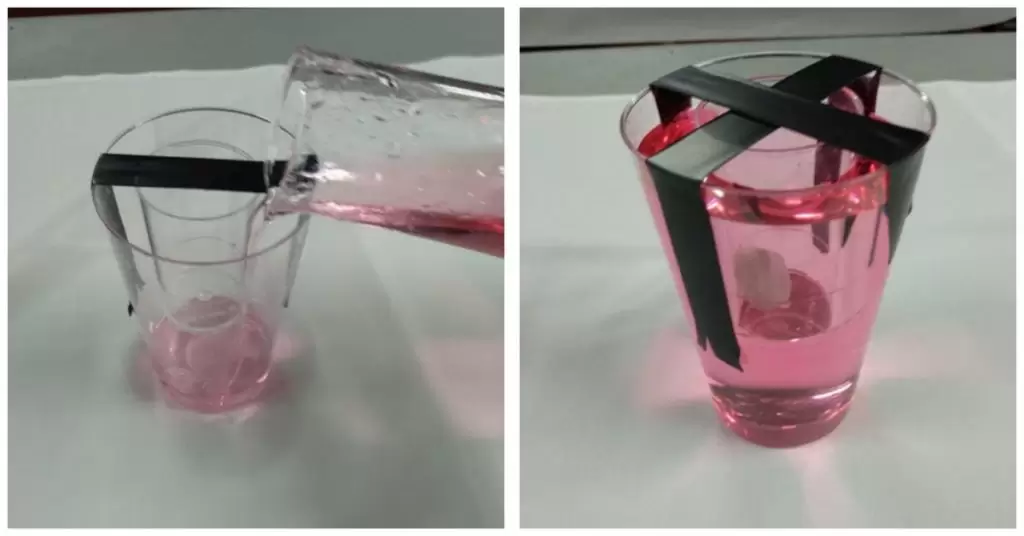 Vasos de chupito de hielo hechos en casa