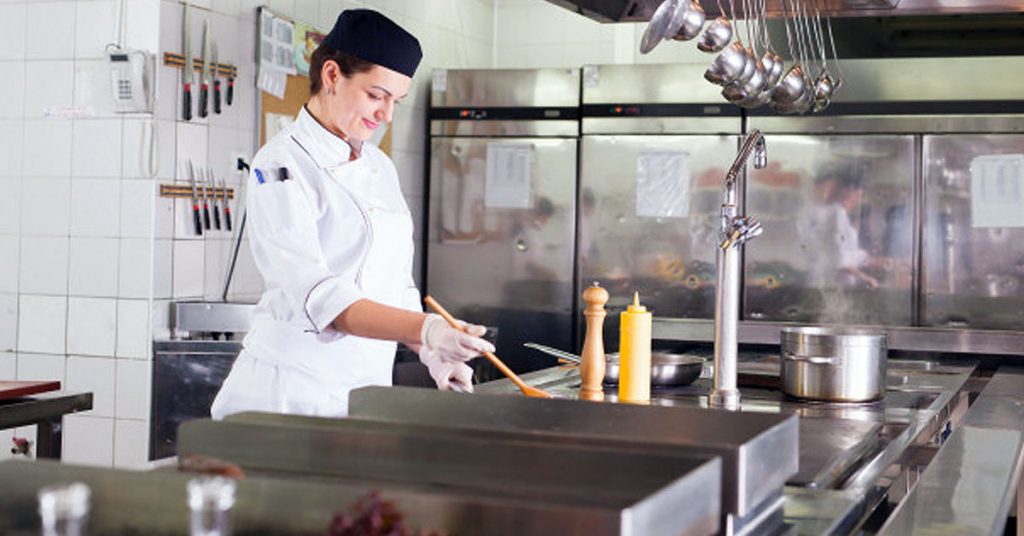 Zonas presentes en una cocina restaurante