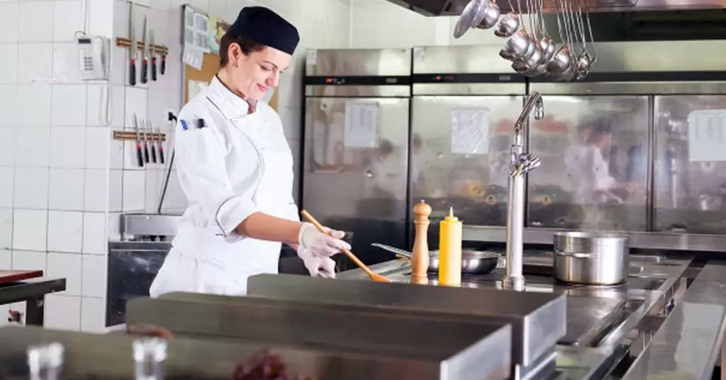 Zonas presentes en una cocina restaurante