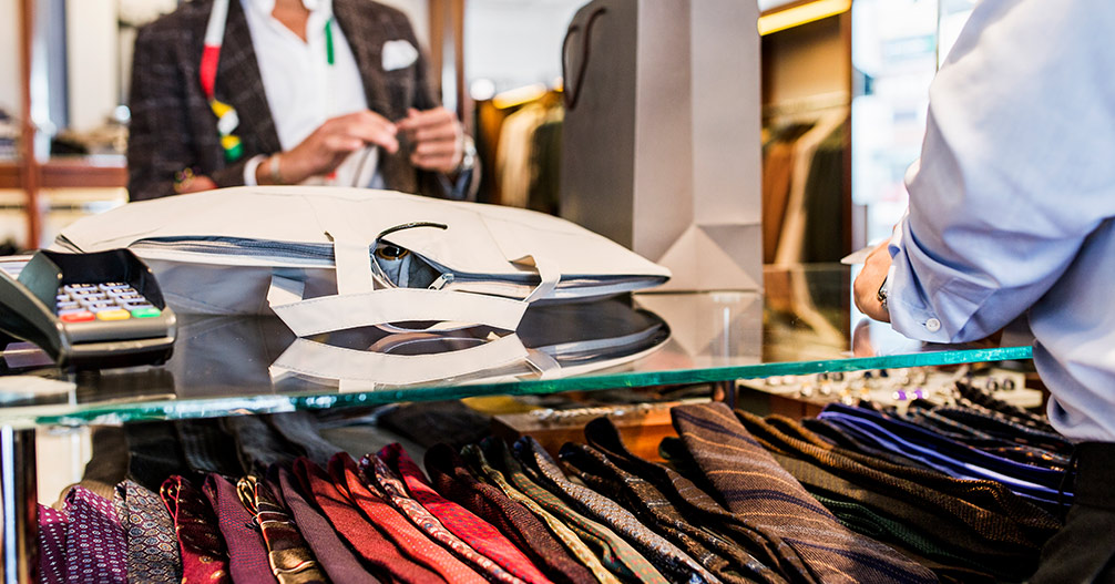 Bolsas para tiendas de ropa elegante