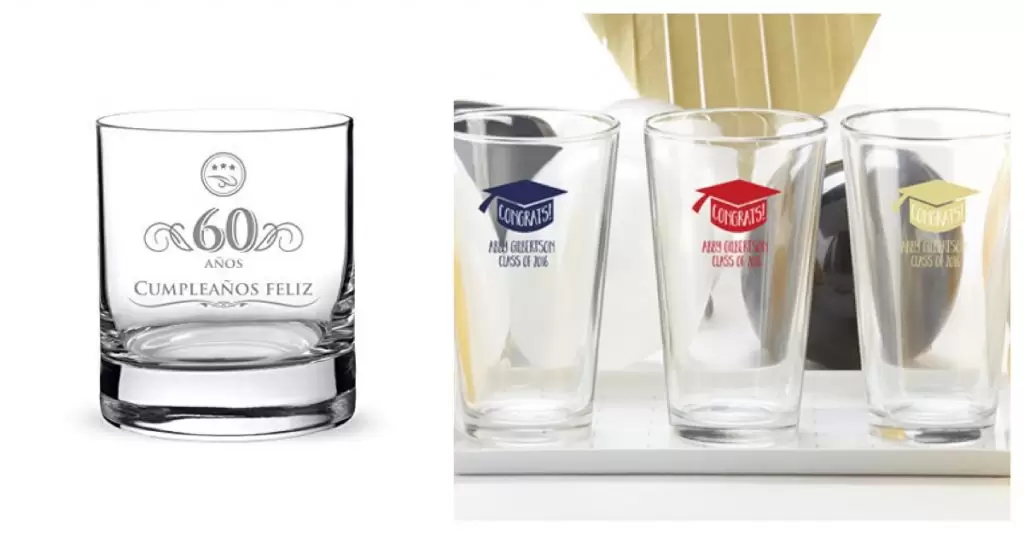 cuándo y cómo usar vasos personalizados