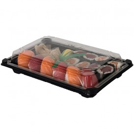 Envase con tapa para sushi