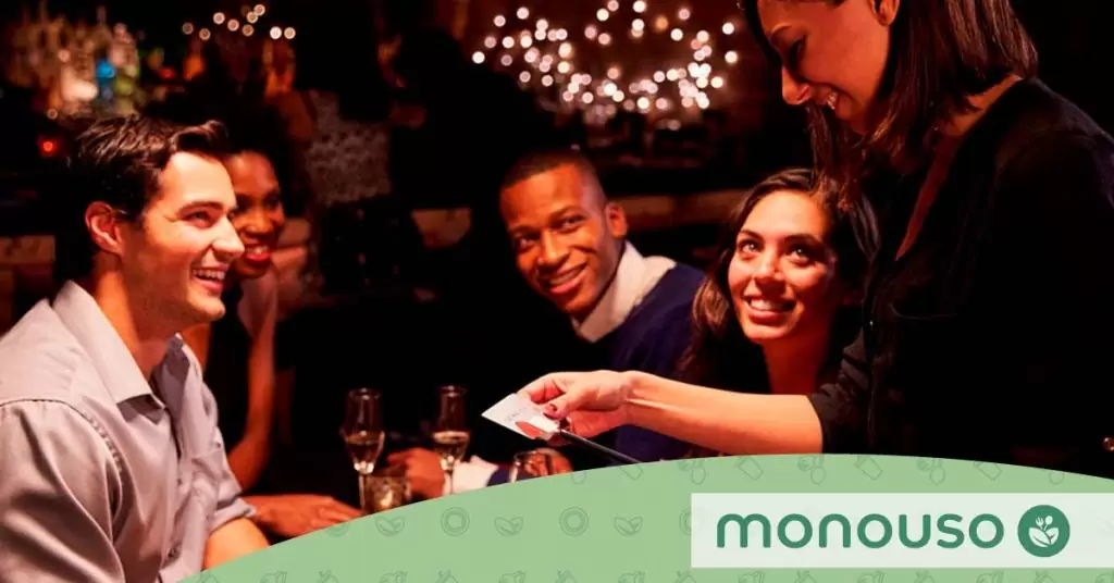 Cuáles son las formas de pago en un bar.