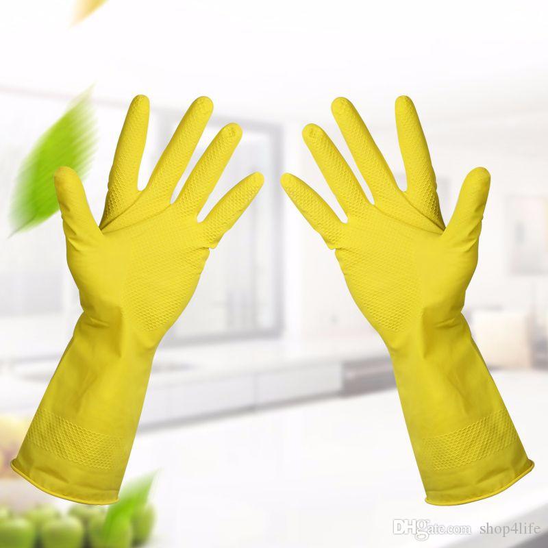 guantes de látex para limpieza
