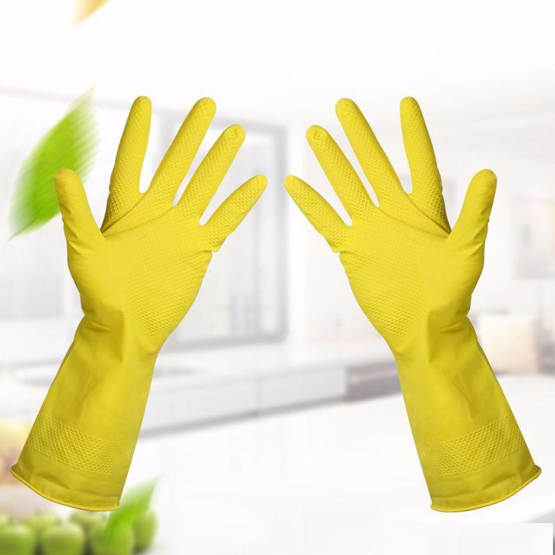guantes de látex para limpieza