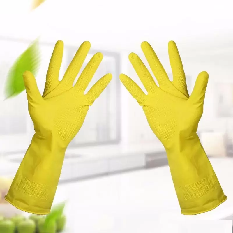 guantes de látex para limpieza