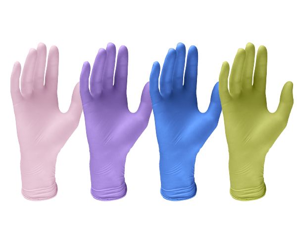 Guantes de látex sin talco