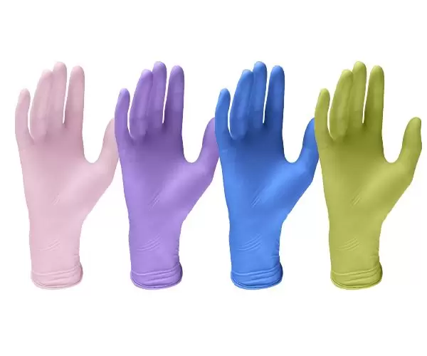 Guantes de látex sin talco