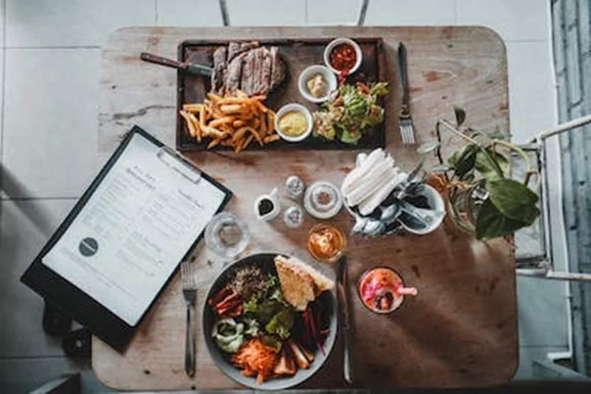 Food desing menu