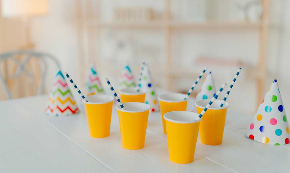 Pajitas de papel biodegradables