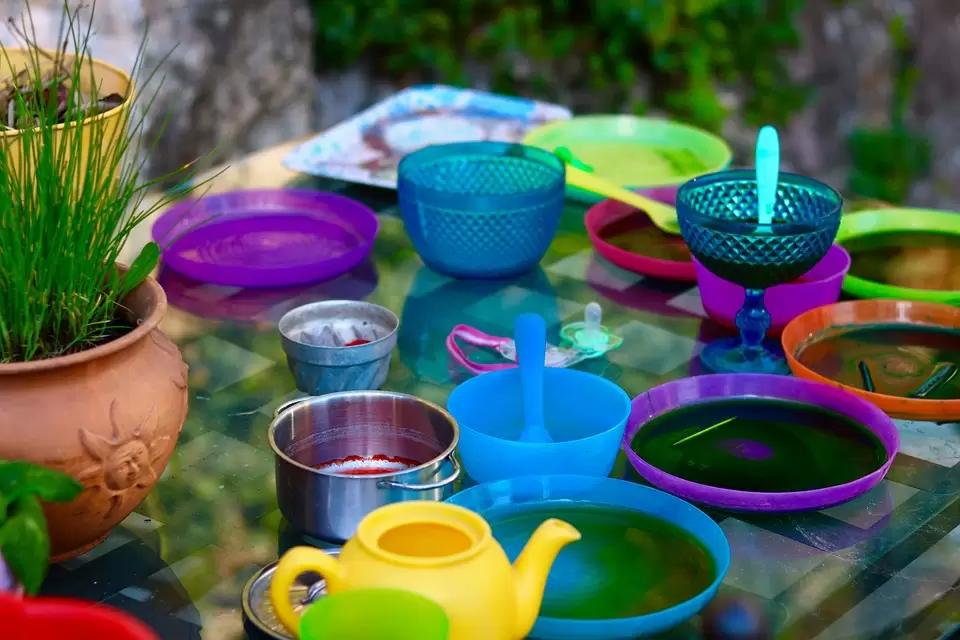 pintar platos plásticos estilo
