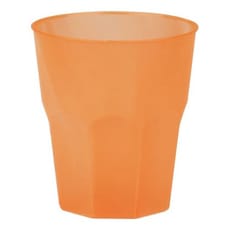 Vaso de Plastico "Frost" Naranja PP 270ml (20 Uds)