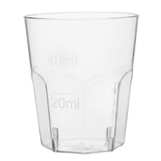 Vaso Plástico Chupito Transp. PS Ø45mm 50ml (50 Uds)