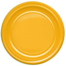 Plato de Plastico PS Hondo Mango 220 mm (30 Uds)