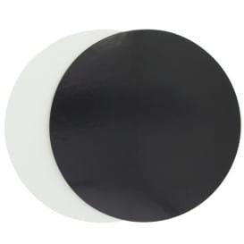 Disco de Carton Negro y Blanco 290 mm (200 Uds)