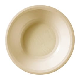 Plato Hondo Reutilizable PP Crema Round Ø19,5cm (600 Uds)