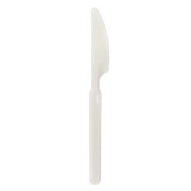 Cuchillo Reutilizable Durable PP Crema 18,9cm (50 Uds)