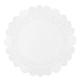 Rodal de Papel Calado Blanco Litos Ø25cm (2.000 Uds)