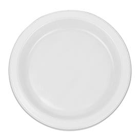 Plato Reutilizable PS Llano Blanco 16,5cm (50 Uds)